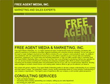 Tablet Screenshot of freeagentmedia.com